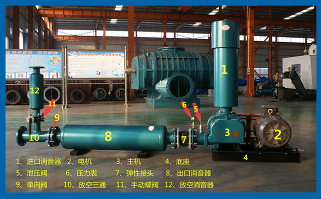 豐源機械三葉羅茨風機產品細節圖