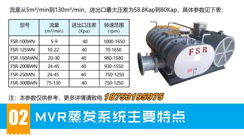 MVR蒸汽壓縮機